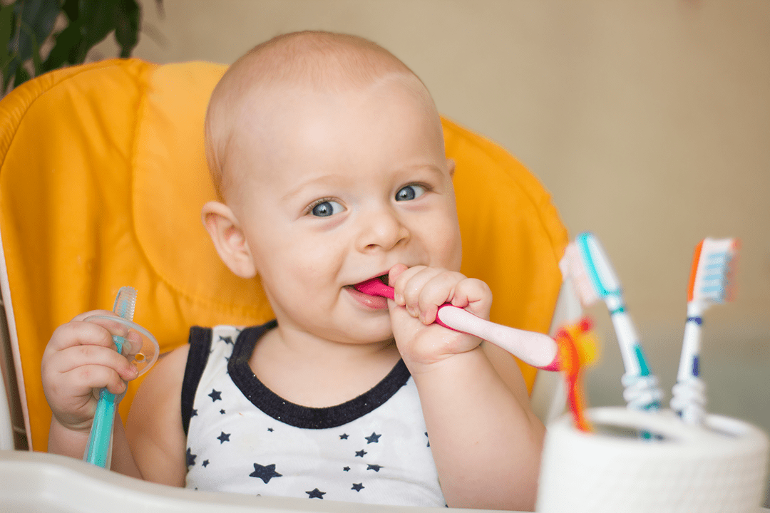 Zähneputzen bei Kleinkindern