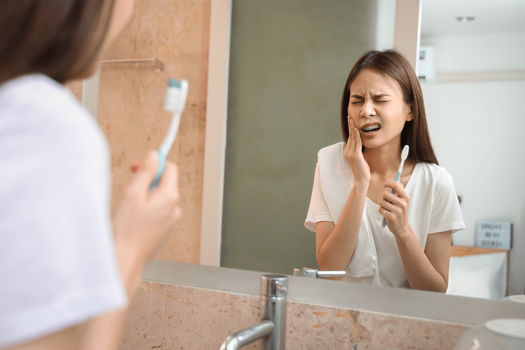 Zahnschmerzen beim Zähneputzen